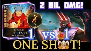 Classic THE FLASH 1 vs 1 = ONE SHOT!🔥 H7 Dawn Of Apokolips Solo Raid in Injustice 2 Mobile Gameplay