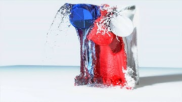 3 million particles realflow simulation