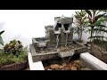 How to make amazing beautiful great cemented waterfall fountain water fountain