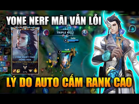 [LMHT Tốc Chiến] Yone Nerf Mãi Vẫn Lỗi Lý Do Auto Bị Cấm Rank Cao