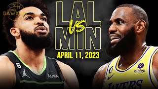 Los Angeles Lakers vs Minnesota Timberwolves Full Game Highlights | 2023 Play-In | April 11, 2023