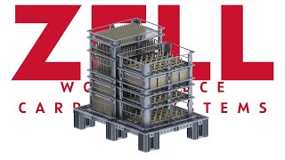 Transport, production and cleaning in one system | ZELL workpiece carrier systems