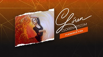 Flamenco Fire Time Lapse Art Video