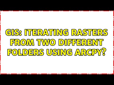 GIS: Iterating rasters