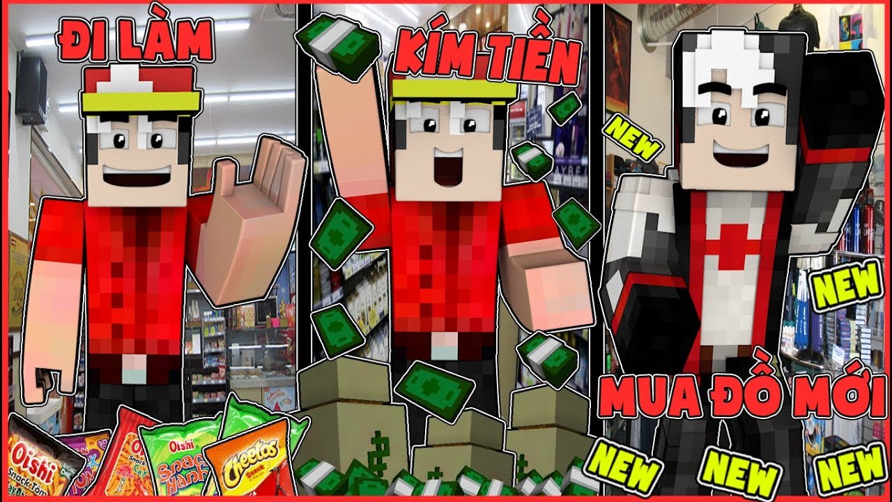 LÀM THẾ NÀO ĐỂ MUA ĐƯỢC SKIN ĐẸP NHẤT TRONG MINECRAFT*LÀM VIỆC MUA SKIN TRONG MINECRAFT