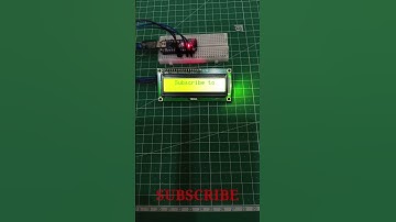 Printing Words ON 16*2 LCD || Ampere+