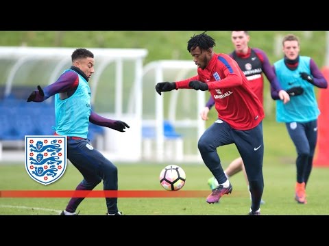 England U21's wonder goal v Senior team (Sterling, Hart, Sturridge) | Inside Training