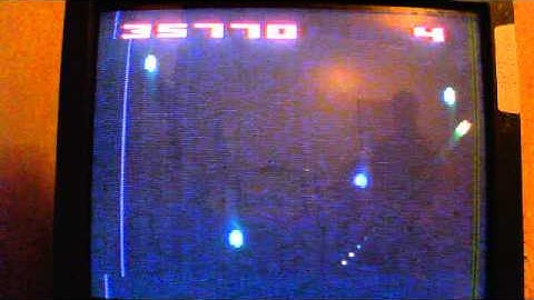 Asteroids. Atari 2600. Score 377190. Difficulty A/A