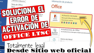 👉 Cómo solucionar el Error de ACTIVACIÓN de Microsoft Office 2016,2019, 2021,2024 en 2025 ✅