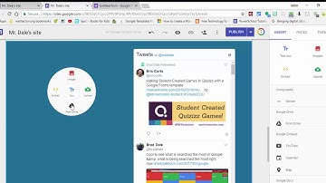 Google Sites - Embed a Google Form to gather feedback
