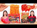 DESAFIO: COMIDA PICANTE x DOCE x AZEDA || Macarrão Ardente! Truques do TikTok por 123 GO! CHALLENGE