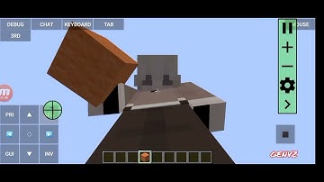 Speed bridging with auto clicker (Pojav launcher)