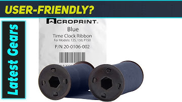 Acroprint 20-0106-002: The Ultimate Ribbon for Model 125 & 150 Clocks