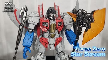 Always love the Transformers Star Scream design from Three Zero 3A MDLX line - Full Review
