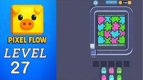 Pixel Flow Level 27 Walkthrough