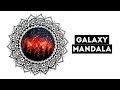 How to draw mandala art for beginners  galaxy painting