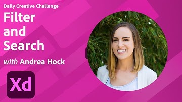 XD Daily Creative Challenge - Filter and Search | Adobe Creative Cloud