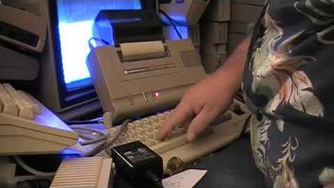 Episode 99 - Commodore 64 1520 Printer Plotter Testing A Rare Relic - David Bradley C64 C64C C-64