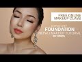Step by step flawless foundation tutorial in nepali language  free online makeup class by gdiipa