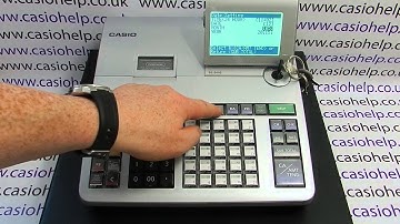 Casio SE-S400 SE-S800 SE-S3000 PCR-T500 PCR-T520 Instructions: Set Date and Time