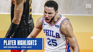 Ben Simmons | HIGHLIGHTS @ Utah Jazz (02.15.21) | presented by IBX