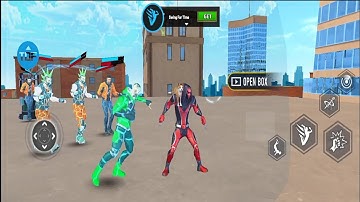 Robot Spider Hero; Walkthrough Spiderman hero -Gameplay 