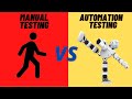 Manual Testing vs Automation Testing|Certification-Salary-Scope-Manual tester/Automation tester