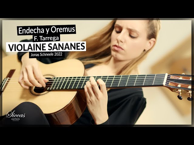 Violaine Sananes plays Endecha y Oremus by F. Tarrega on a 2022 Jonas Schneele Classical Guitar