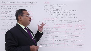 DBMS - Query Processing – Case Study – Strategy No-3