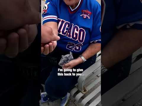 Sweet lady gives