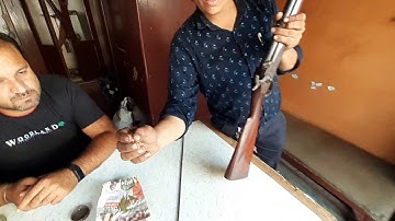 Old model Gun 1935  muzzle loading gun