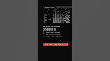 Creating a Python Virtual Environment using Anaconda! #shorts #shortvideo