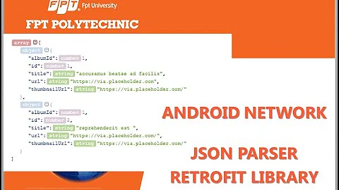 android network Hướng dẫn parser file json array sử dụng Retrofit p1