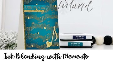 Create Easy Heat Embossed Ink Blended Backgrounds for Stunning Notecards