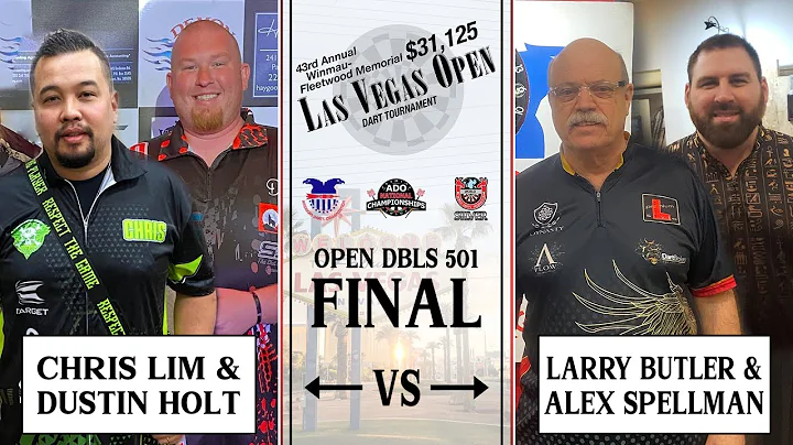 Dustin Holt & Chris Lim vs Larry Butler & Alex Spellman | Open Doubles 501 Final | Las Vegas Open