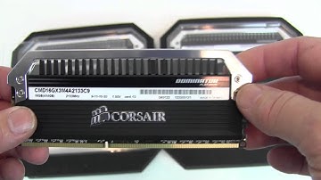 CORSAIR DOMINATOR PLATINUM RAM 16GB 2133Mhz Overview and UnBoxing