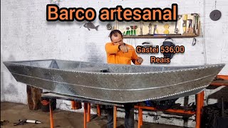 Barco caseiro, fabricação econômica (parte5).