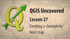QGIS lesson 27 â€"Â Creating a choropleth / heat map - Durasi: 12.44. 