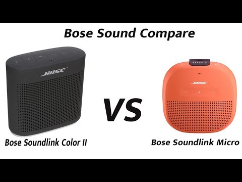 Bose Soundlink Color II VS Bose Soundlink Micro , Bose Sound Compare