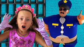 alice learns the safety rules for princesses and pretends to play a police chase