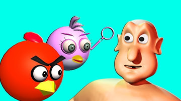 GLOBGLOGABGALAB & ANGRY BIRDS ♫ a 3D animated mashup  ☺ FunVideoTV - Style ;-))