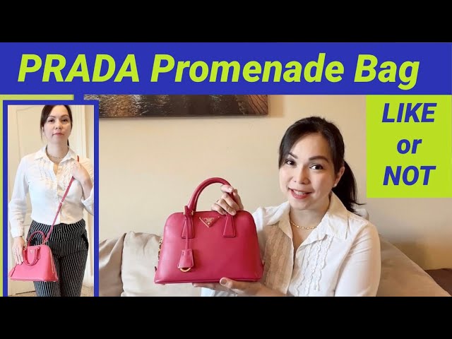 The little sister of the Prada Saffiano Promenade Bag