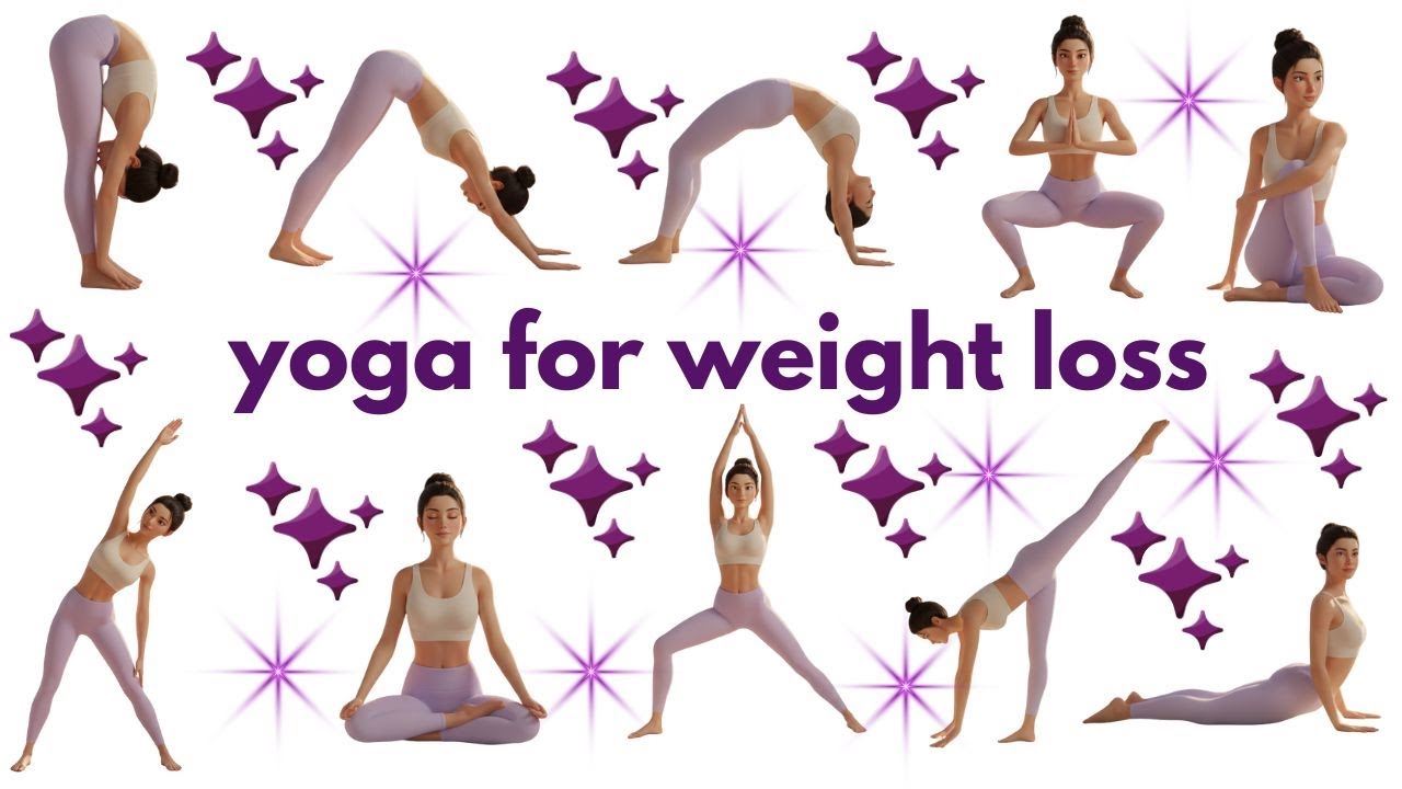 Yoga for Weight Loss | 20 Powerful Yoga Poses to Burn Fat at Home with yogi buds