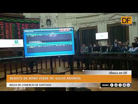 Ahora en DF: Aguas Andinas recauda US$ 83 millones con segunda colocación de bono verde