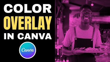 How to color overlay in Canva | Easy Color Filter Effects with Shapes & Duotone