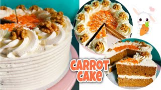 How To Make Carrot Cake with Cream Cheese Frosting || Simple Recipe