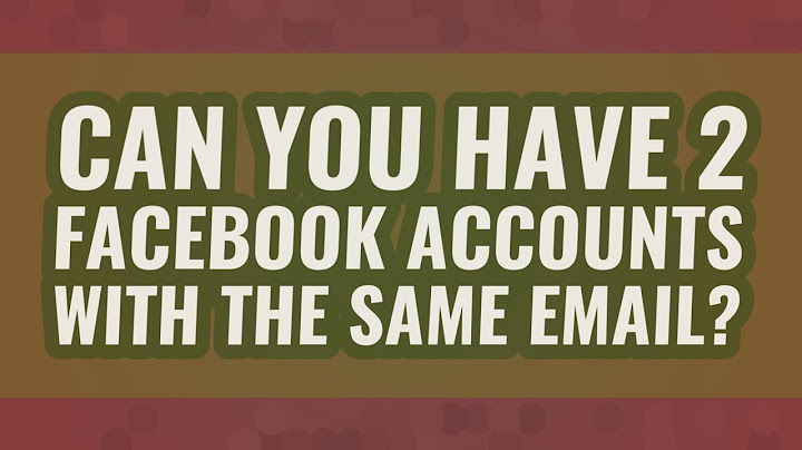 How to know if someone has two facebook account