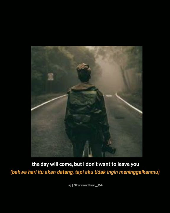 Lirik lagu 'Seize the day' story' WhatsApp
