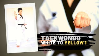 คลิป สอบเลื่อนสายเทควันโด Takwondo สายขาวขึ้นสายเหลือง 1