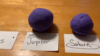 Jefferson Lab's Virtual Teacher Night  PlayDoh Solar System Scale Model